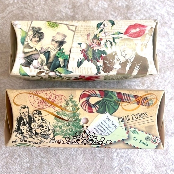 Brand New Set of 2 Triple-Milled Scented Bath Soap Christmas Cranberry Mistletoe - Picture 7 of 11